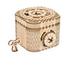 Image 1 for Robotime Mechanical Wooden Treasure Box Assembly Kit
