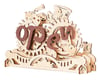 Image 1 for Robotime ROKR Open & Closed Sign Mechanical 3D Wooden Model Kit