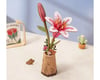 Image 1 for Robotime Wooden Flower Bouquet 3D Wooden Model Kit (Pink Lily)