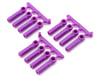 Image 1 for RPM Long Shank 4-40 Rod Ends (Purple) (12)