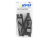 Image 2 for RPM ARRMA Kraton/Outcast 6S Front Left Upper & Lower Suspension Arm Set (Black)