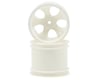 Image 1 for RPM "Bully 5 Spoke" Rear Wheels (2) (1/4" Associated) (Dyeable White) (Pins)