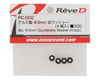 Image 2 for Reve D 3mm Countersunk Washers (Black) (4)