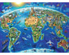 Image 2 for Ravensburger World Landmarks Map Jigsaw Puzzle (300pcs XXL)