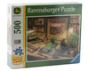 Image 1 for Ravensburger John Deere Work Desk Jigsaw Puzzle (500pcs)