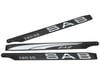 Image 1 for SAB Goblin 360mm Blackline 3D Carbon Fiber Main Blades (White) (3-Blade)