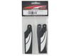 Image 2 for SAB Goblin 105mm Carbon Fiber Tail Blade Set (White) (3) (3-Blade / Kyle Stacy Edition)