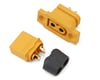 Image 1 for Samix XT60EF/XT60H Mountable Connectors w/Wire Cover (1 Male/1 Female)