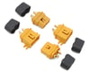 Image 1 for Samix XT60L Connectors w/Wire Covers (2 Male/2 Female)