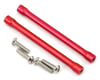 Image 1 for Samix SCX10 Front/Rear Body Mount Stiffener Post (Red)