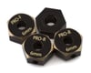 Image 1 for Samix Axial SCX10 Pro Brass Hex Adapters (6mm) (4)