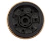 Image 2 for Samix SCX24 Aluminum & Brass 1.0" Beadlock Wheel Set w/Scale Hubs (Black) (4)