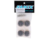 Image 4 for Samix SCX24 Aluminum & Brass 1.0" Beadlock Wheel Set w/Scale Hubs (Black) (4)
