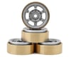 Related: Samix SCX24 Aluminum & Brass Adjustable Offset 1.0" Beadlock Wheels (Silver) (4)