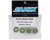 Image 2 for Samix SCX10 III Aluminum Hex Adapter (Green) (4) (6mm)