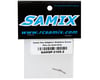 Image 2 for Samix Hex Adaptor 3x2x10.5mm Stainless Pin Screws (2)