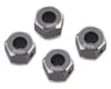 Image 1 for Samix Aluminum 12mm Hex Adapter for Traxxas TRX-4 (Grey) (4) (8mm)