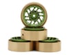 Image 1 for Samix Traxxas TRX-4M Aluminum/Brass Bead-lock Wheel Set (Green) (4) (35g)