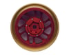 Image 2 for Samix Traxxas TRX-4M Aluminum/Brass Bead-lock Wheel Set (Red) (4) (35g)