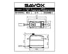 Image 2 for SCRATCH & DENT: Savox SV-1270TG Digital "Monster Torque" Titanium Gear Servo (High Voltage)