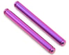 Image 1 for Schumacher 29mm Titanium Pivot Pin Set (Purple) (2)