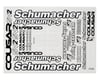 Image 1 for Schumacher Cougar SV2 Decal Sheet Set (2)