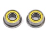 Image 1 for Schumacher 1/8x5/16" Flanged Yellow Ball Bearing (2)