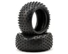 Image 1 for Schumacher "Mini Spike 2" 1/10 Buggy Rear Carpet Tires (2) (Silver)