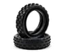 Image 1 for Schumacher "Cut Stagger" Low Profile 2.2" 1/10 2WD Buggy Front Turf Tires (2) (Silver)