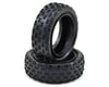 Image 1 for Schumacher Wide "Stagger Rib" 2.2" 1/10 4WD Buggy Front Carpet Tires (2) (Yellow)