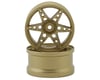 Image 1 for Sideways RC SRC R1 Multi-Spoke Nylon Drift Wheels (Gold) (2) (6mm Offset) (6mm Offset)