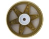 Image 2 for Sideways RC SRC R1 Multi-Spoke Nylon Drift Wheels (Gold) (2) (6mm Offset) (6mm Offset)