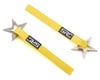 Sideways RC Scale Drift Nylon Tow Strap w/Star Hook (Yellow) (2)