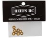 Image 2 for Reefs RC Aluminum Countersunk Servo Washers (Gold) (8)