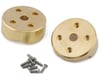 Image 1 for Reefs RC Axial SCX10 Pro Brass Outer Portal Covers (Gold) (2) (89g)