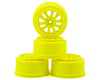 Image 1 for Serpent 12mm Hex Short Course Wheels (Yellow) (4) (SRX-2 SC)