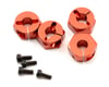 Image 1 for Serpent +1mm Clamp Type Wheel Adapter Set (Orange) (4)