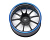 Image 1 for Sanwa/Airtronics M12/M12S Aluminum Steering Wheel (Blue)
