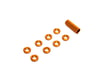 Image 1 for Spektrum RC Transmitter Switch Nuts & Wrench (Orange) (8)