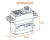 Image 6 for Spektrum RC A4040 MT/HS Micro Metal Gear Servo (High Voltage)