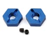 Image 1 for ST Racing Concepts Arrma Aluminum Front Hex Adapters (2) (Blue)