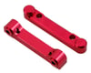 Image 1 for ST Racing Concepts Arrma Aluminum Front & Rear Hinge Pin Blocks (2) (Red)