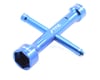 Image 1 for ST Racing Concepts Aluminum 17/23mm Wheel Wrench Tool (Blue)