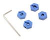 Image 1 for ST Racing Concepts Aluminum Hex Adapters (Blue) (4)