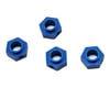 Image 1 for ST Racing Concepts Traxxas TRX-4 Aluminum Wheel Hex Adapters (4) (Blue)