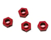 Image 1 for ST Racing Concepts Traxxas TRX-4 Aluminum Wheel Hex Adapters (4) (Red)