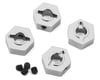 Image 1 for ST Racing Concepts Traxxas 4Tec 2.0 Aluminum Hex Adapters (4) (Silver)