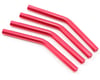 Image 1 for ST Racing Concepts 30 Degree Middle Bend V2 Threaded Aluminum Links (Red)