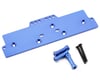 Image 1 for ST Racing Concepts Aluminum Front Adjustable 4-Link Servo/Battery Plate (Blue)