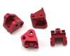 Image 1 for ST Racing Concepts SCX10 II Aluminum Lower Shock/Link Mount (4) (Red)